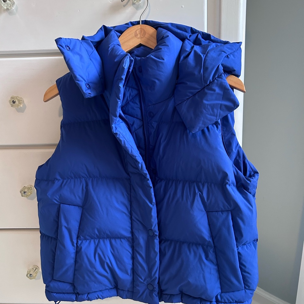 Lululemon wunder puff cropped vest sz 4-PSYH